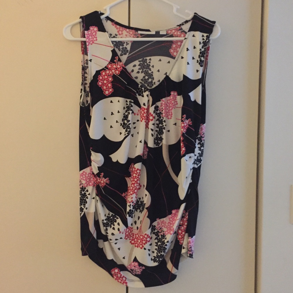 NY&Co stretch sleeveless shell top, L